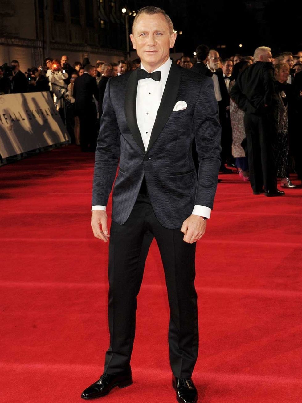 <p>James Bond actor Daniel Craig at the Skyfall premiere</p>