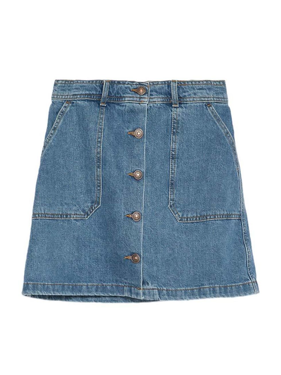<p>Editorial Assistant Gillian Brett is embracing the double-denim trend for summer.</p>

<p><a href="http://www.zara.com/uk/en/new-this-week/woman/mini-skater-skirt-c363008p2775678.html" target="_blank">Zara</a> mini skirt, £29.99</p>