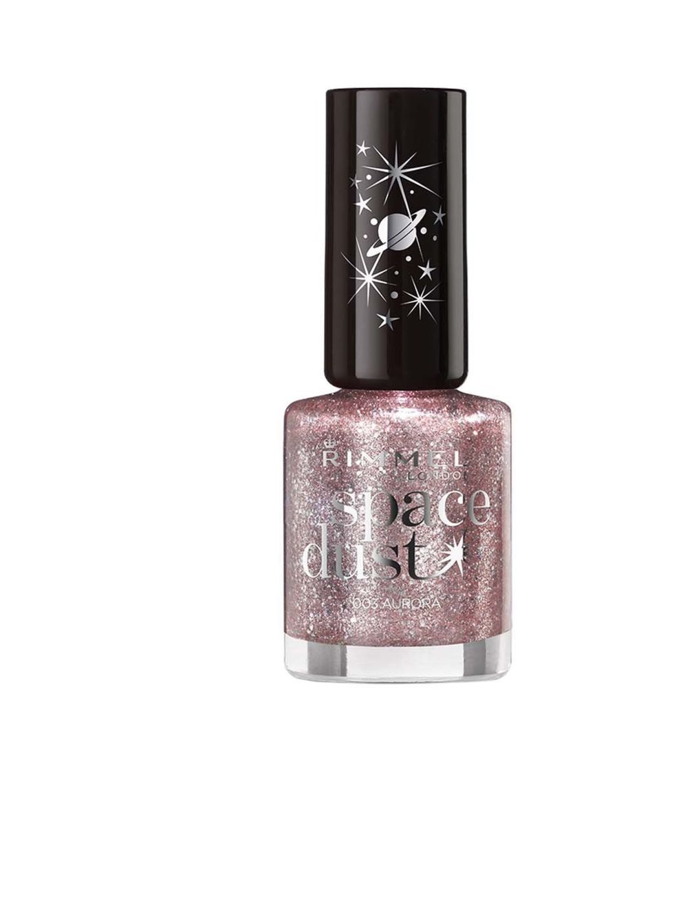 <p>Rimmel Space Dust Nails in Aurora, £3.99, available in October</p>