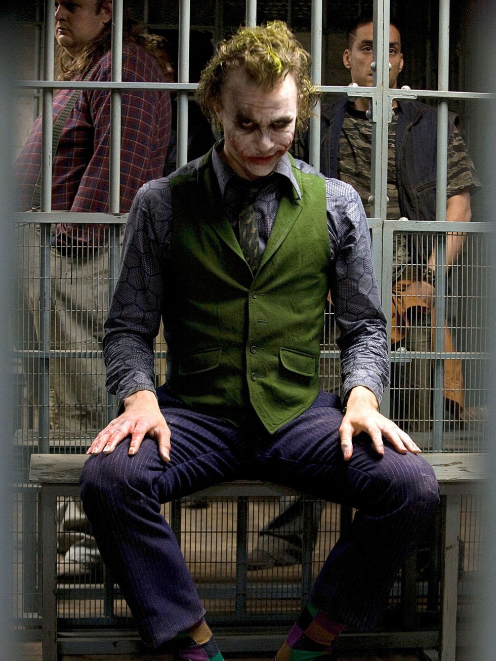 Heath Ledger as Joker in Batman: The Dark Knight