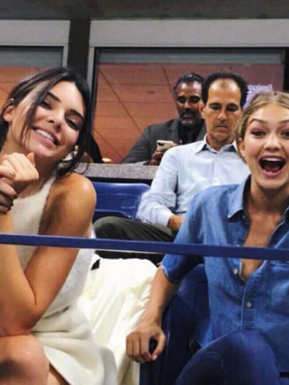 Kendall and Gigi at the US Open