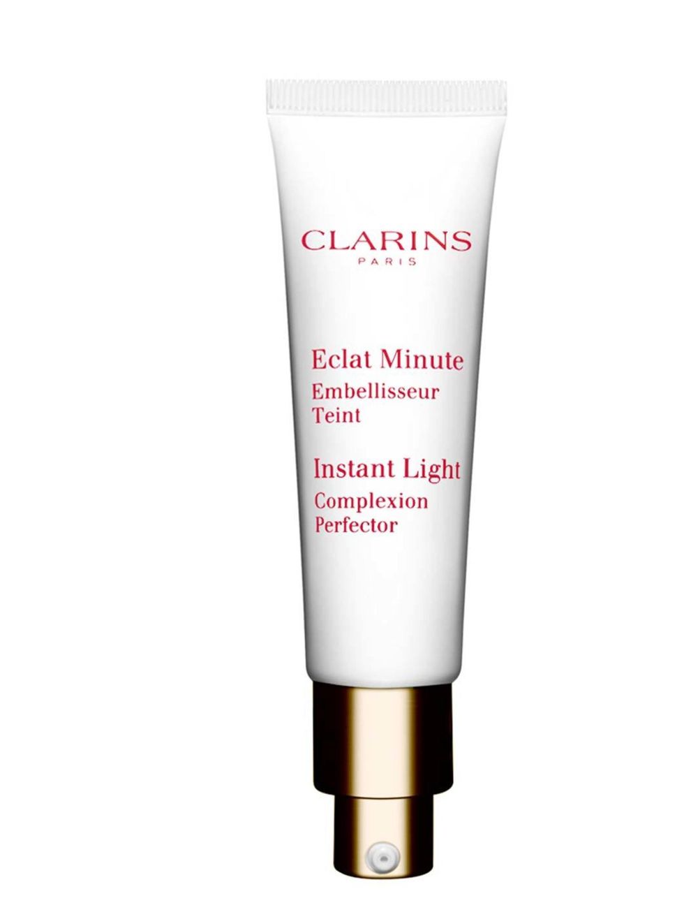 <p>Clarins <a href="http://www.clarins.co.uk/Instant-Light-Complexion-Perfector/C050105003,en_GB,pd.html?dwvar_C050105003_color=00%20rose%20shimmer&start=3">Instant Light Complexion Perfector</a>, £26</p><p>Not only does this disguise imperfections and ev