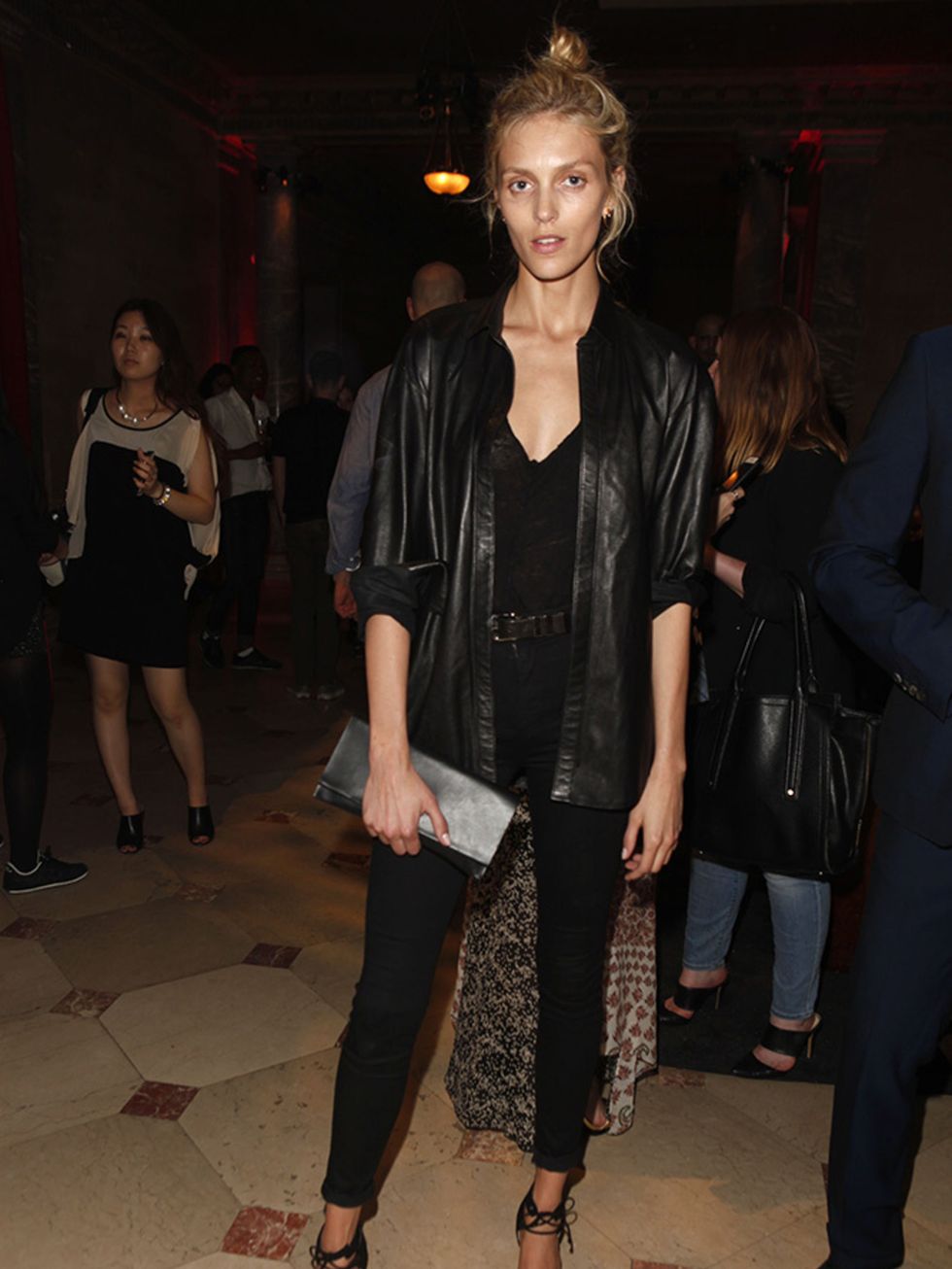 <p>Anja Rubik at the Francois Nars And Steven Klein party at Alder Manor New York, June 2015.</p>