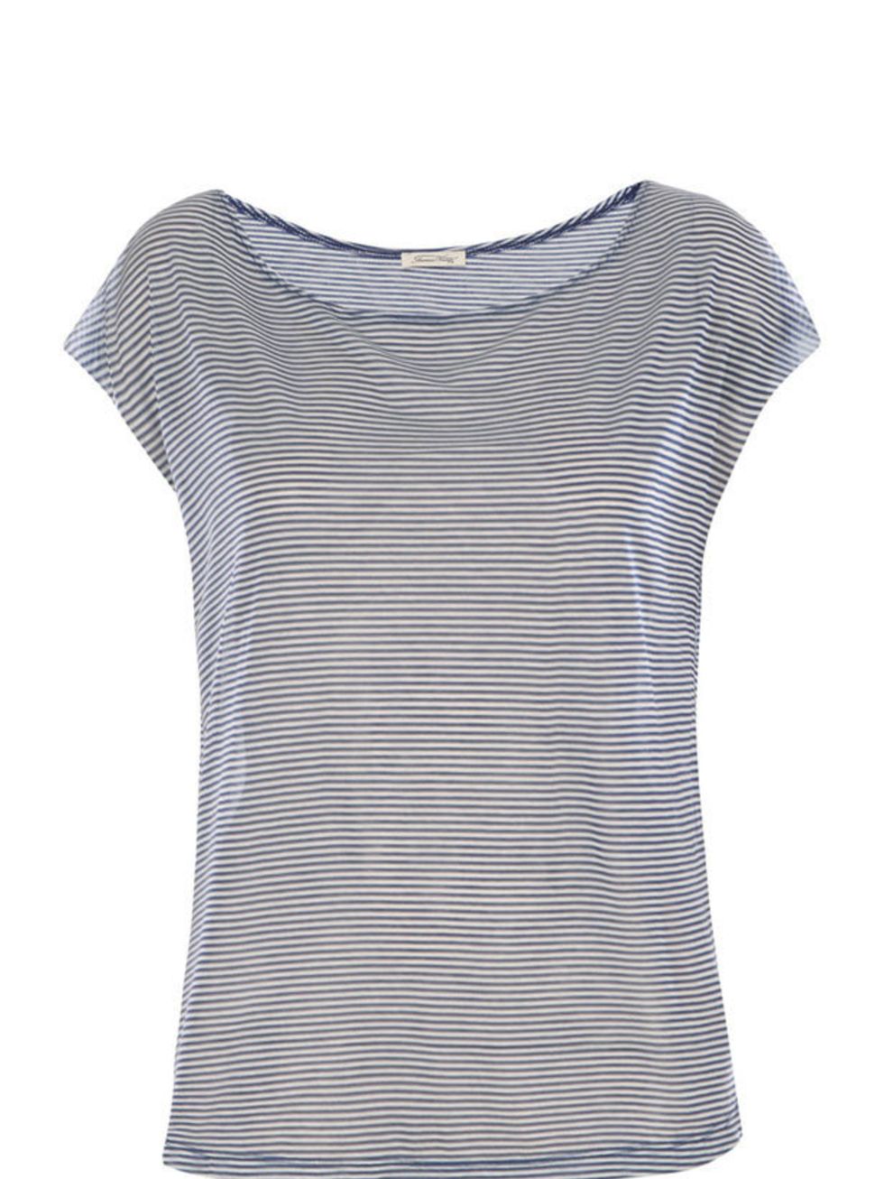 <p>American Vintage striped t-shirt, £42, for stockists call 0207 486 0486</p>