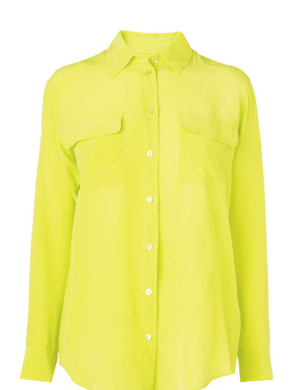 <p>Equipment signature blouse, £240, at Selfridges, for stockists call 0800 123 400</p>