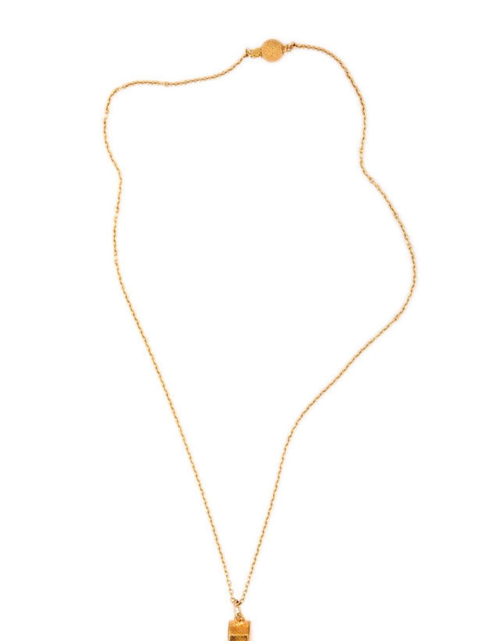 <p><a href="http://www.bexrox.com/product/whistle">Bex Rox</a> whistle necklace, £135</p>