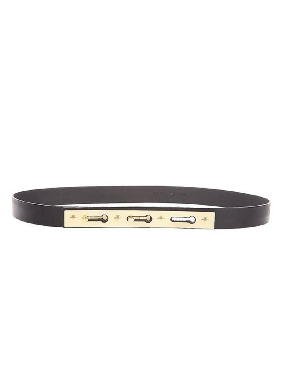 <p>Sophie Hulme can do no wrong. Strong, minimalist pieces like this belt go with everything and add a luxe hit to any look.... Sophie Hulme brass plated belt, £99, at <a href="http://www.bstorelondon.com/shopping/women/item10072535.aspx">b Store</a></p>