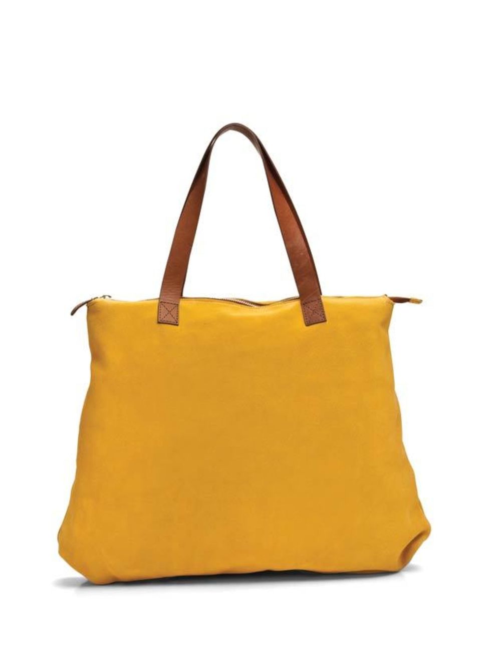 <p>This roomy leather tote will make a chic everyday companion and add a refreshing splash of colour to warm-weather looks Veja leather tote, £180, at Darkroom, for stockists call 0203 355 8355</p>