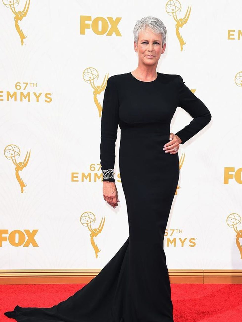 Jamie Lee Curtis at the Emmy Awards in LA, September 2015.