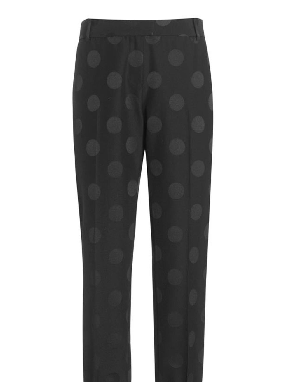 <p>Boutique by Jaeger polka dot trousers, £130, for stockists call 0845 051 0063</p>