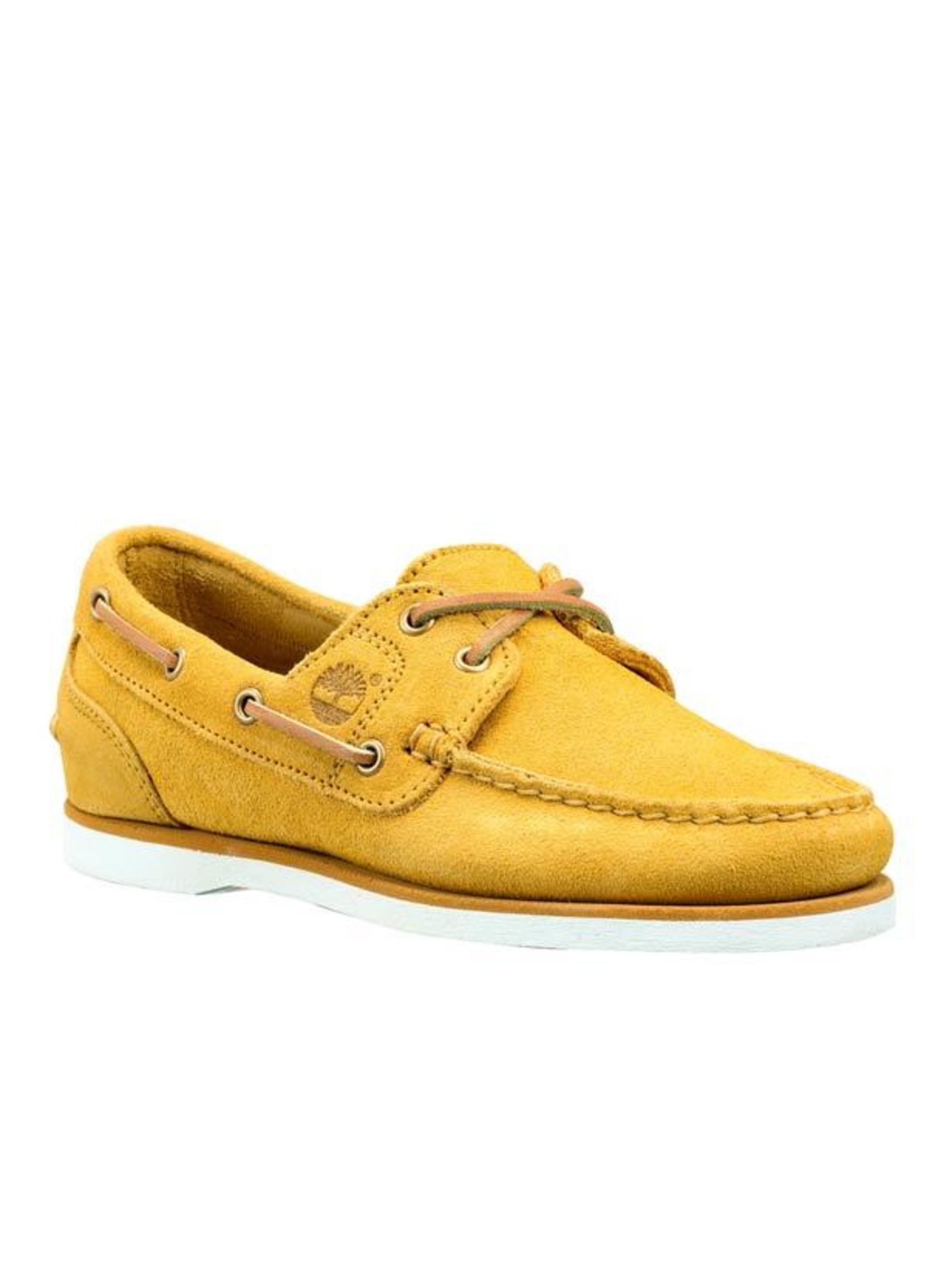 yellow boat shoes for women