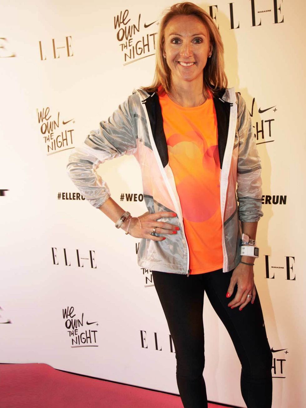 <p>Paula Radcliffe at the #WeOwnTheNight event.</p>