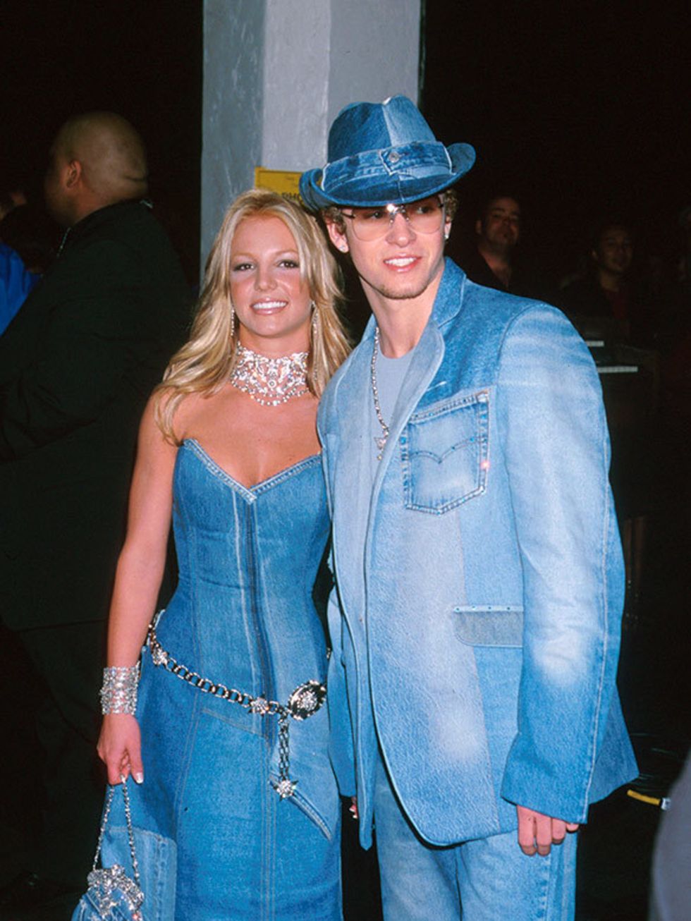 Justin Timberlake and Britney Spears at the American Music Awards, 2001