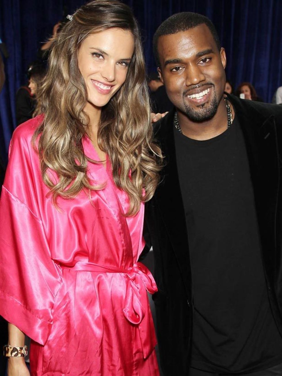 <p><a href="http://www.elleuk.com/starstyle/style-files/(section)/alessandra-ambrosio">Alessandra Ambrosio</a> &amp; <a href="http://www.elleuk.com/catwalk/collections/kanye-west/">Kanye West</a> backstage at the <a href="http://www.elleuk.com/content/sea