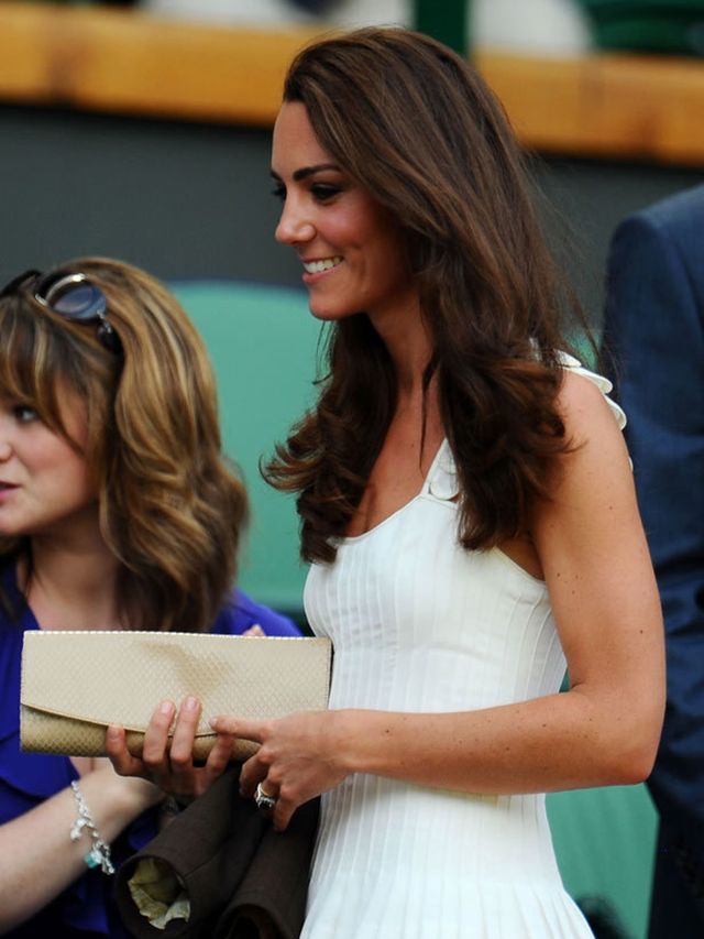 <p>kate Middleton at Wimbledon</p>