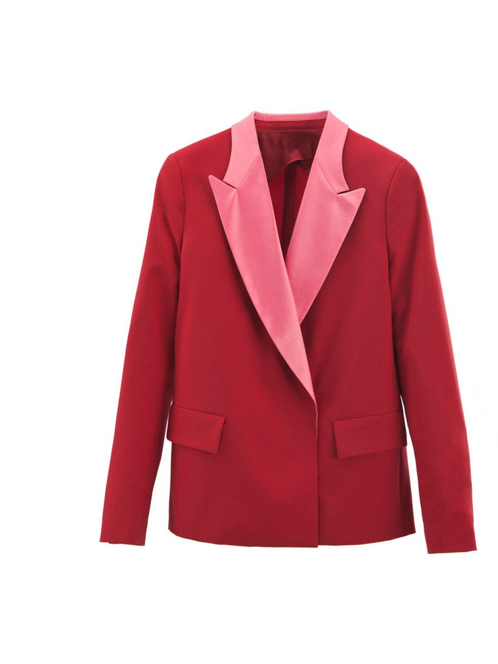 <p>Acne Tate Tux Lipstick Red Jacket, £500 at <a href="http://shop.acnestudios.com/shop/women/suit-jackets-1/tate-tux-lipstick-red.html">www.acnestudios.com</a></p>