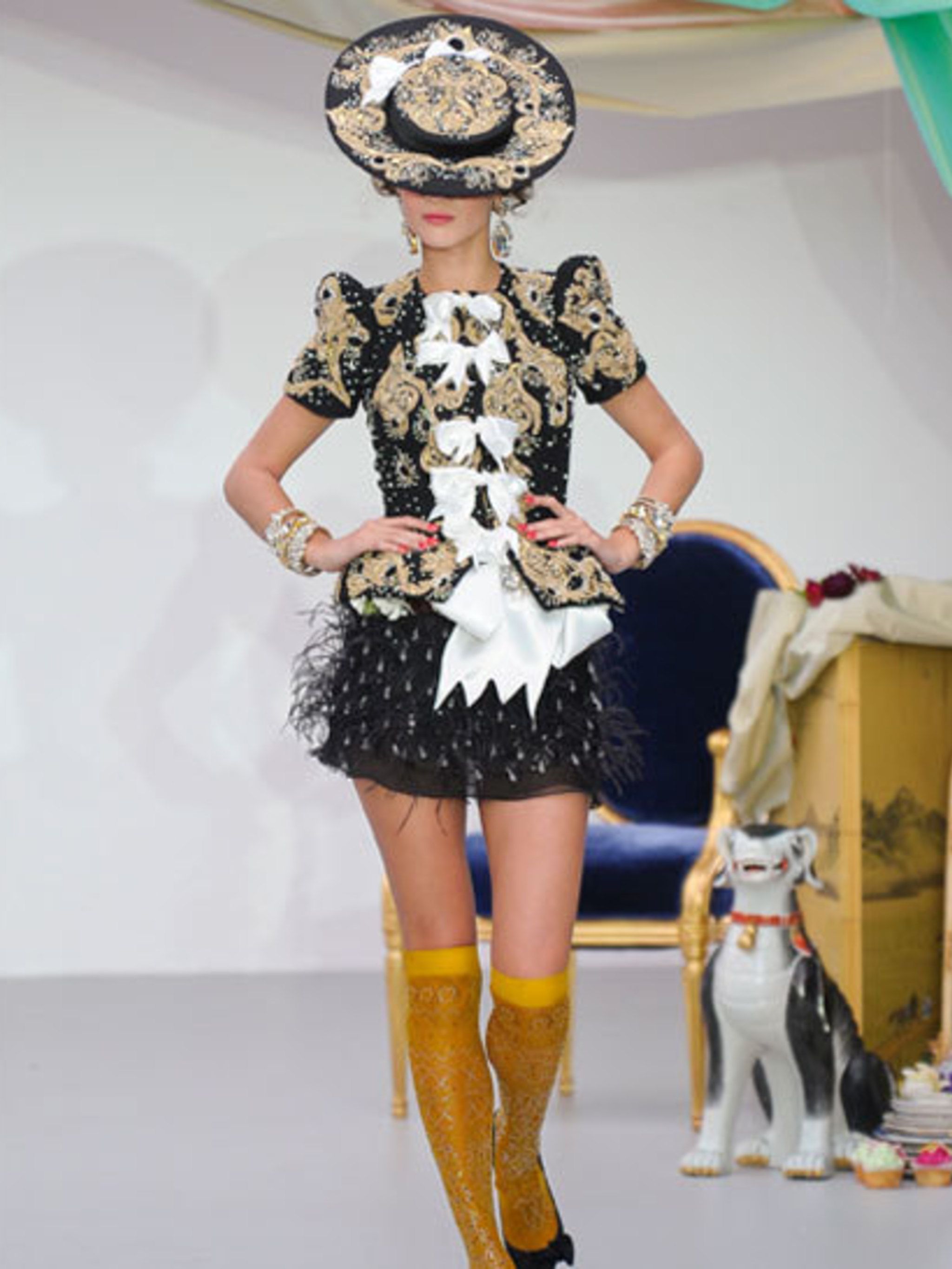 Meadham Kirchhoff goes over the top at London Fashion Week | ELLE UK