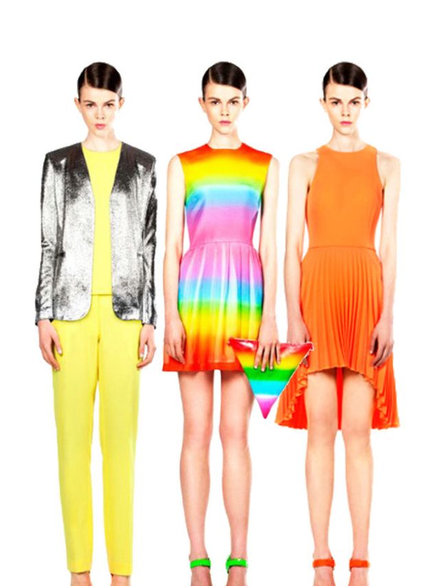 <p>Designs from Christopher Kane's Resort collection</p>