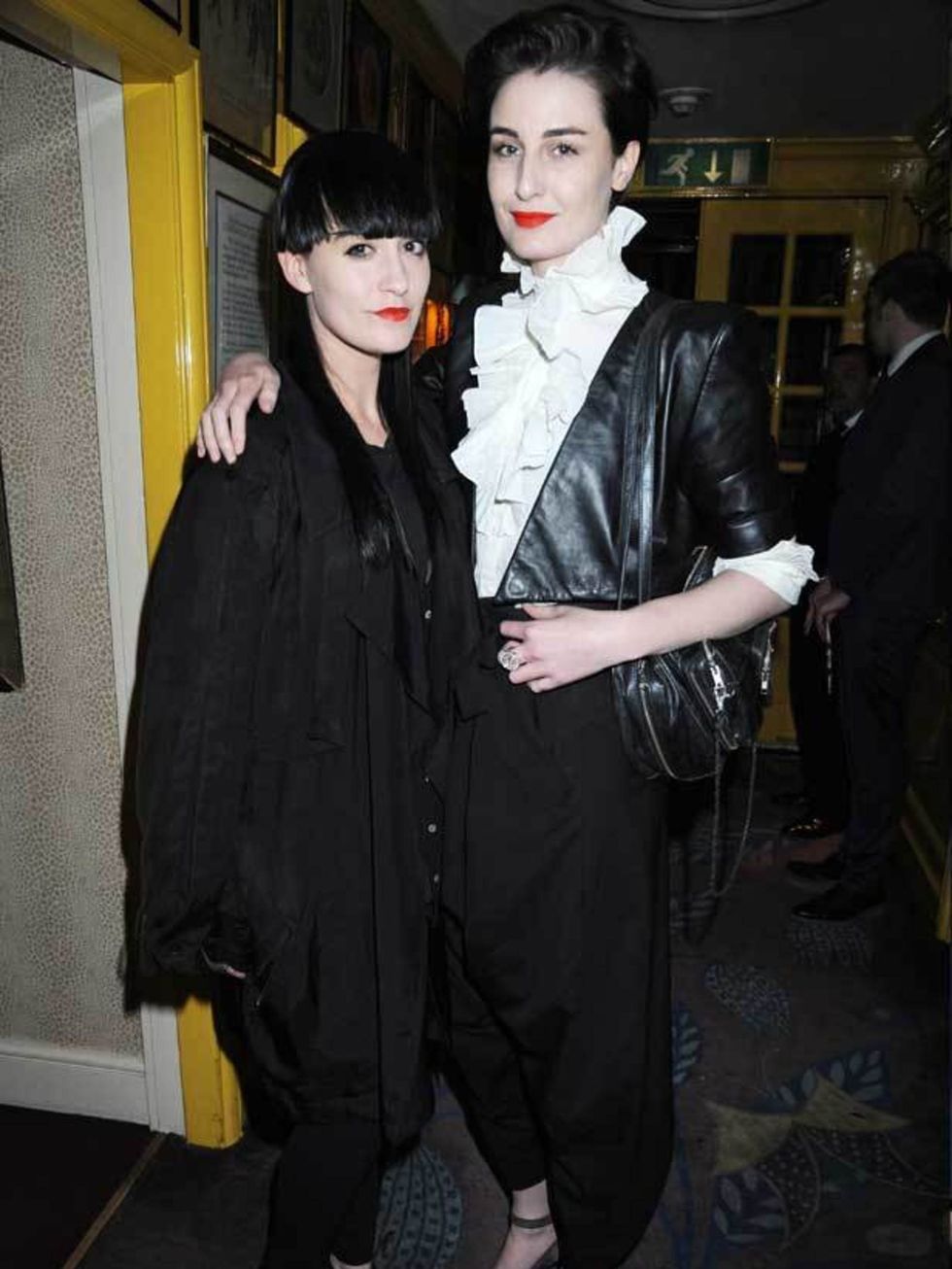 <p><a href="http://www.elleuk.com/content/search?SearchText=hannah+marshall&amp;SearchButton=Search">Hannah Marshall</a> and <a href="http://www.elleuk.com/content/search?SearchText=erin+o+connor+style+file&amp;SearchButton=Search">Erin O'Connor</a> atten