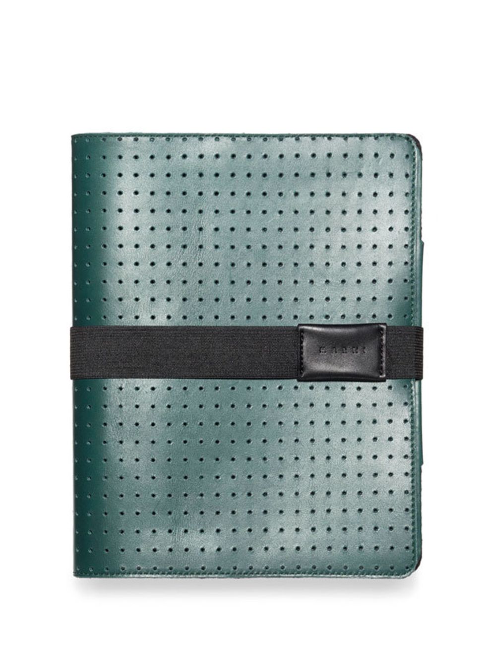 <p>Marni perforated leather iPad case, £234, for stockists call 0207 245 9520</p>