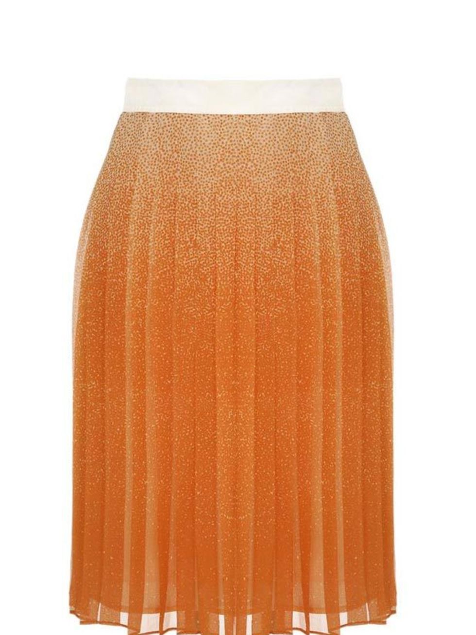 <p>Pretty, flirty and just down-right covetable, you can wear with this gorgeous skirt with bare legs and a white tee for now and switch to opaques and chunky knits later in the season Club Monaco pleated skirt, £170, at <a href="http://www.brownsfashion