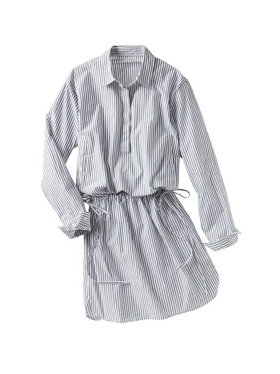 <p>Wear this lightweight cotton shirtdress with tan leather flat sandals for low-key summer style.</p><p><a href="http://www.gap.co.uk/browse/product.do?cid=1008651&vid=1&pid=000941919001">Gap</a> dress, £39.95</p>