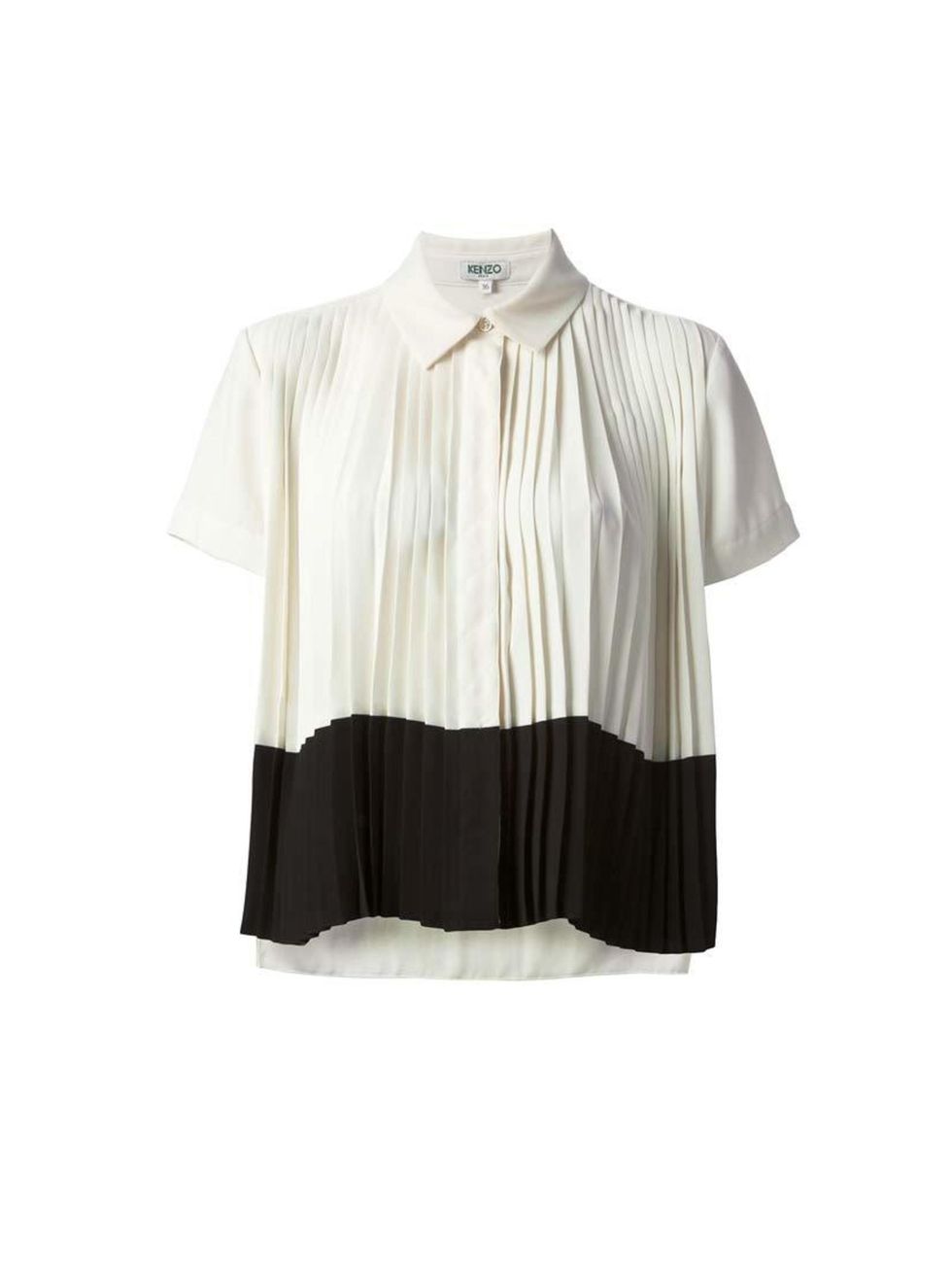 <p>..or a a monochrome shirt for the evening</p><p>Kenzo, £263 available at <a href="http://www.farfetch.com/shopping/women/salvatore-ferragamo-striped-bow-detail-t-shirt-item-10654871.aspx?storeid=9636">Farfecth</a></p>