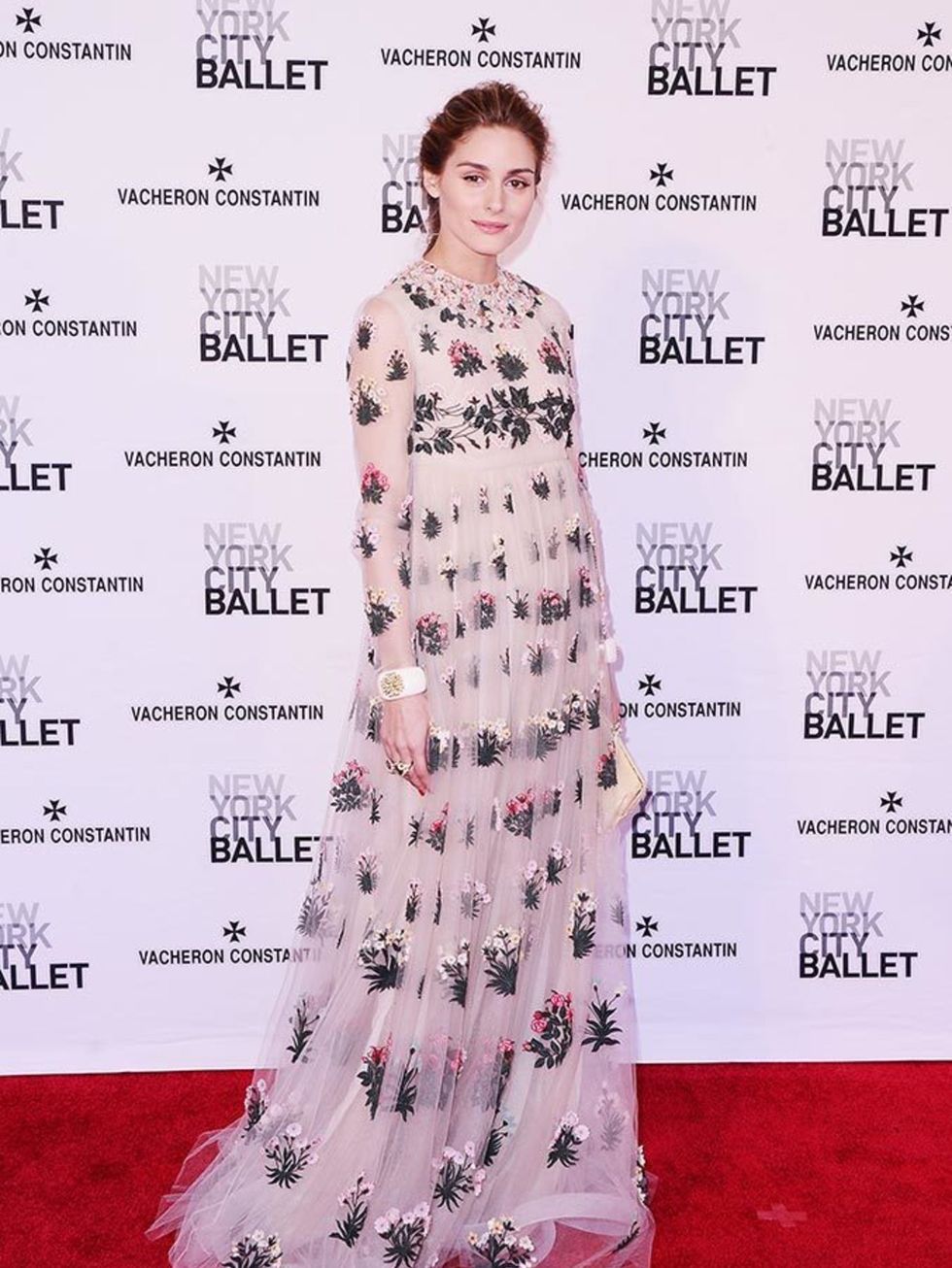 Olivia Palermo wears Valentino for the New York City ballet, May 2015.