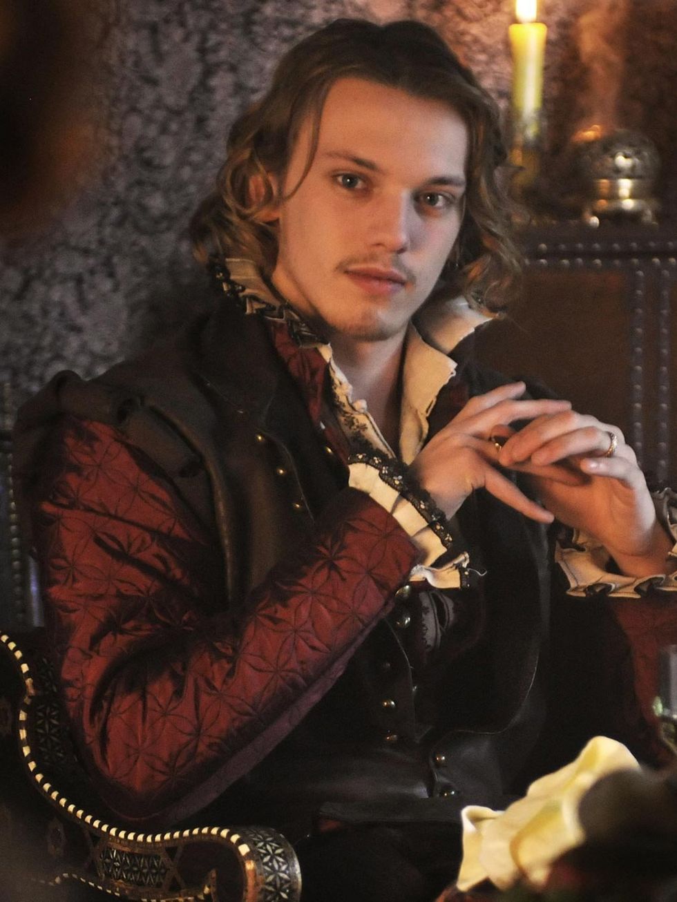 <p>Jamie Campbell-Bower in Anonymous</p>