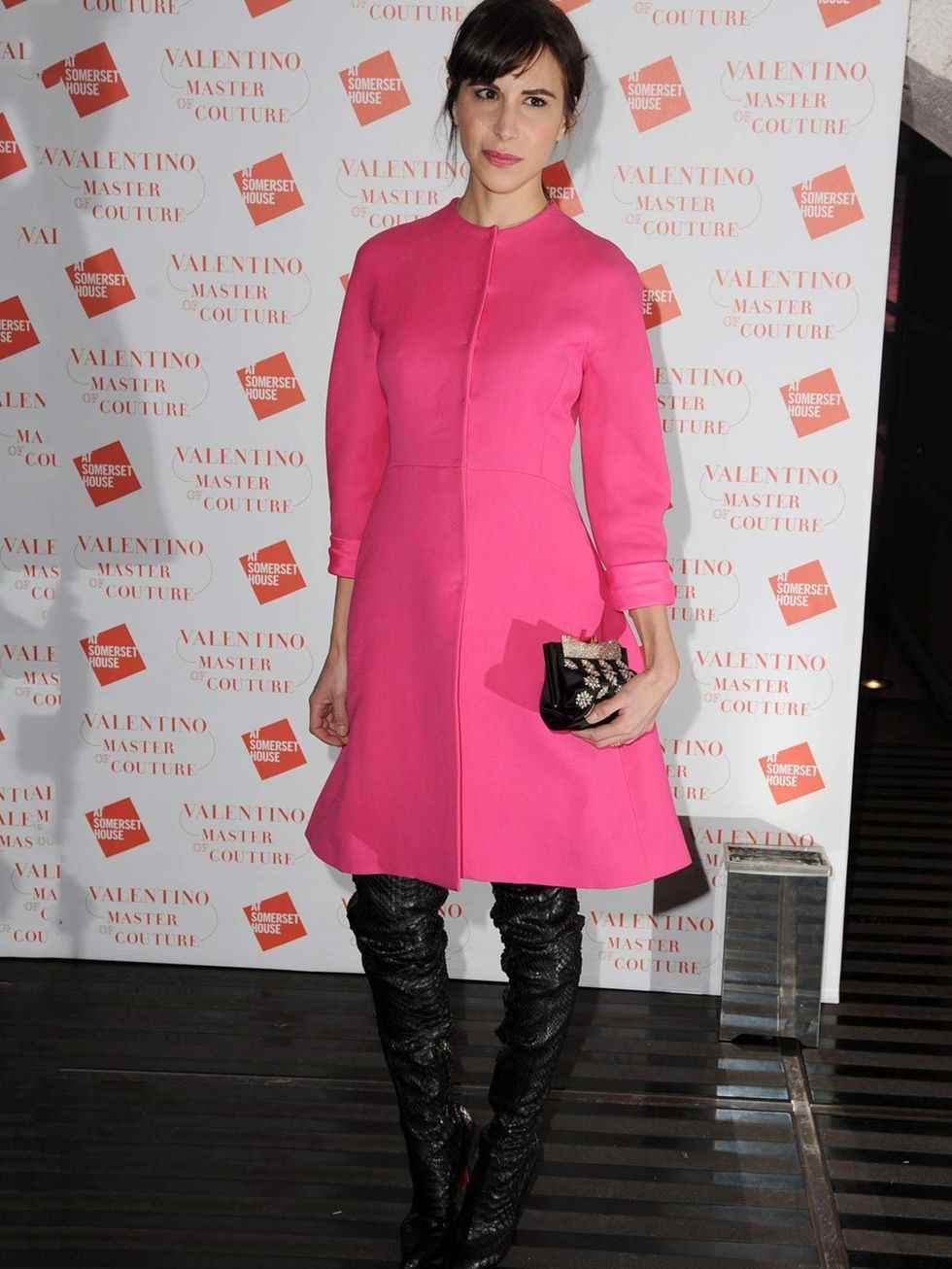 <p>Caroline Sieber attends the Valentino exhibition in London, November 2012.</p>