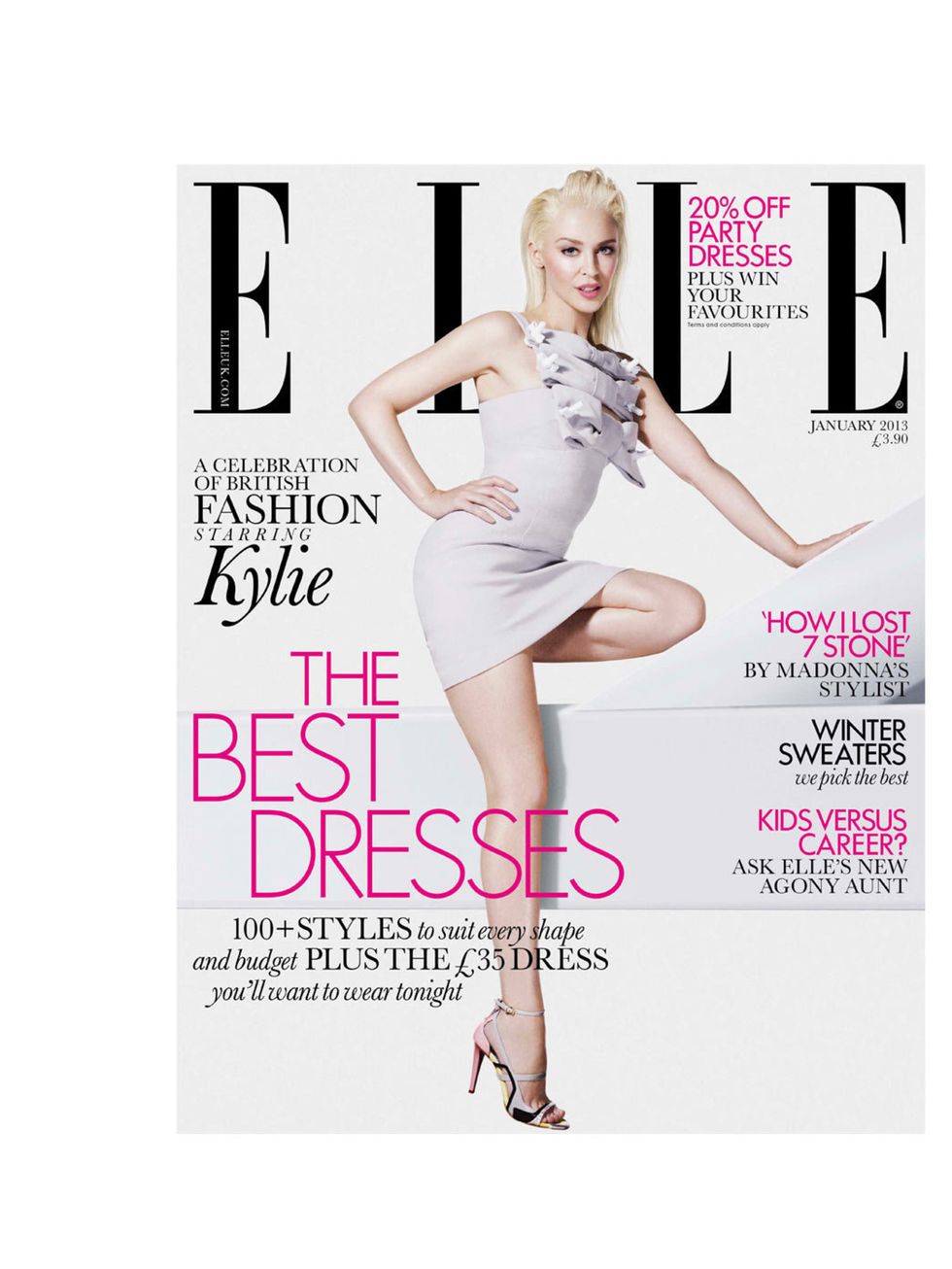 <p>January 2013</p><p><em><a href="http://www.elleuk.com/star-style/celebrity-style-files/kylie-minogue">See Kylie's best fashion moments</a></em></p>
