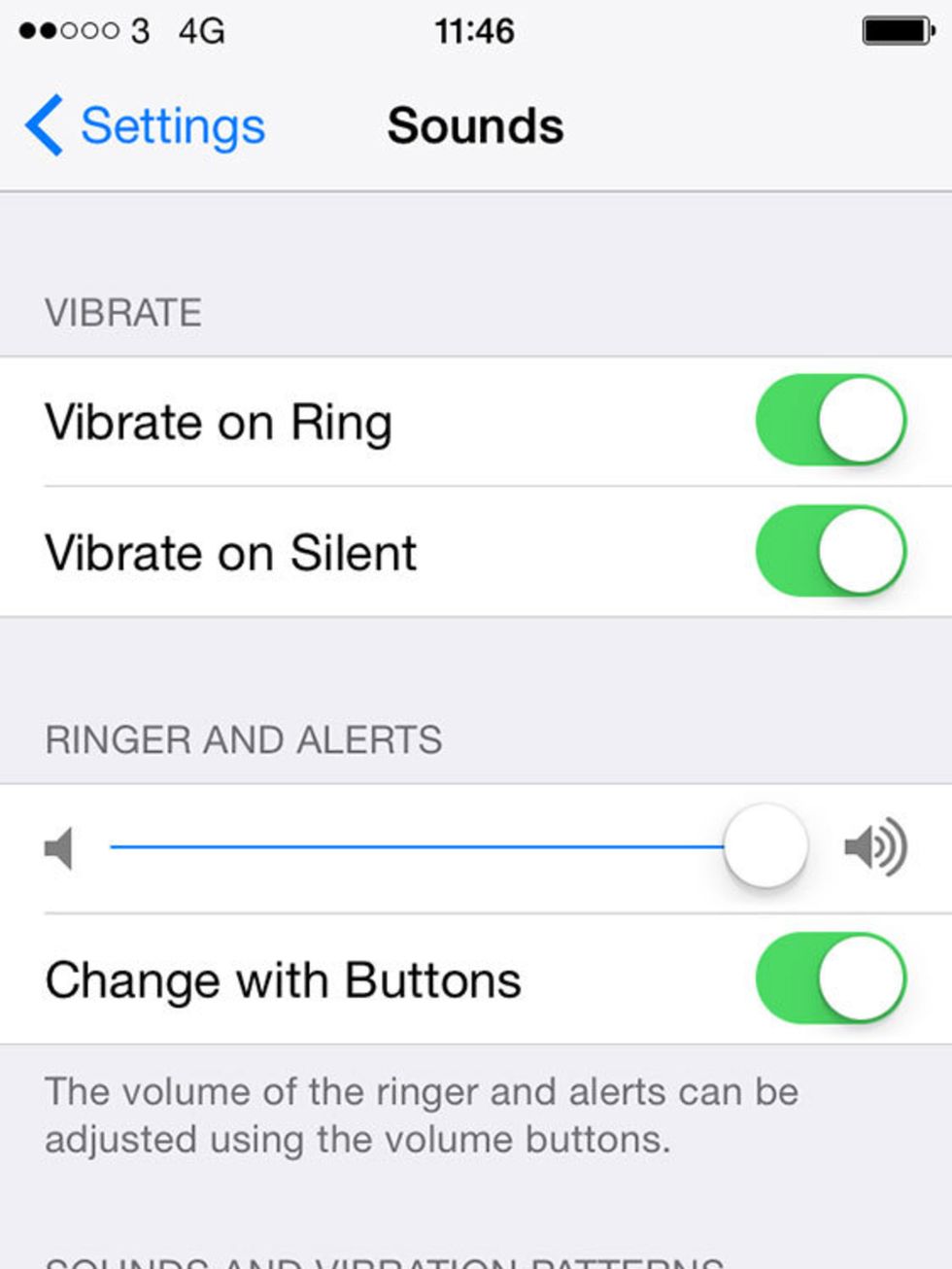 <p>2. Turn off vibrate</p>

<p>If you check your phone all the time or use the loud option, the chances are the vibrate is pretty useless to you anyway. Go to Settings &gt; Sounds &gt; Switch off Vibrate on Ring/Silent.</p>