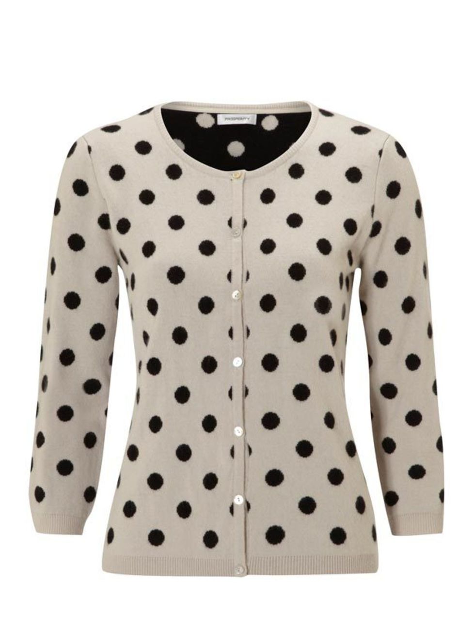 <p>Clements Ribeiro for John Lewis polka dot cardigan, £89, at <a href="http://www.johnlewis.com/267460/Product.aspx">John Lewis</a></p>