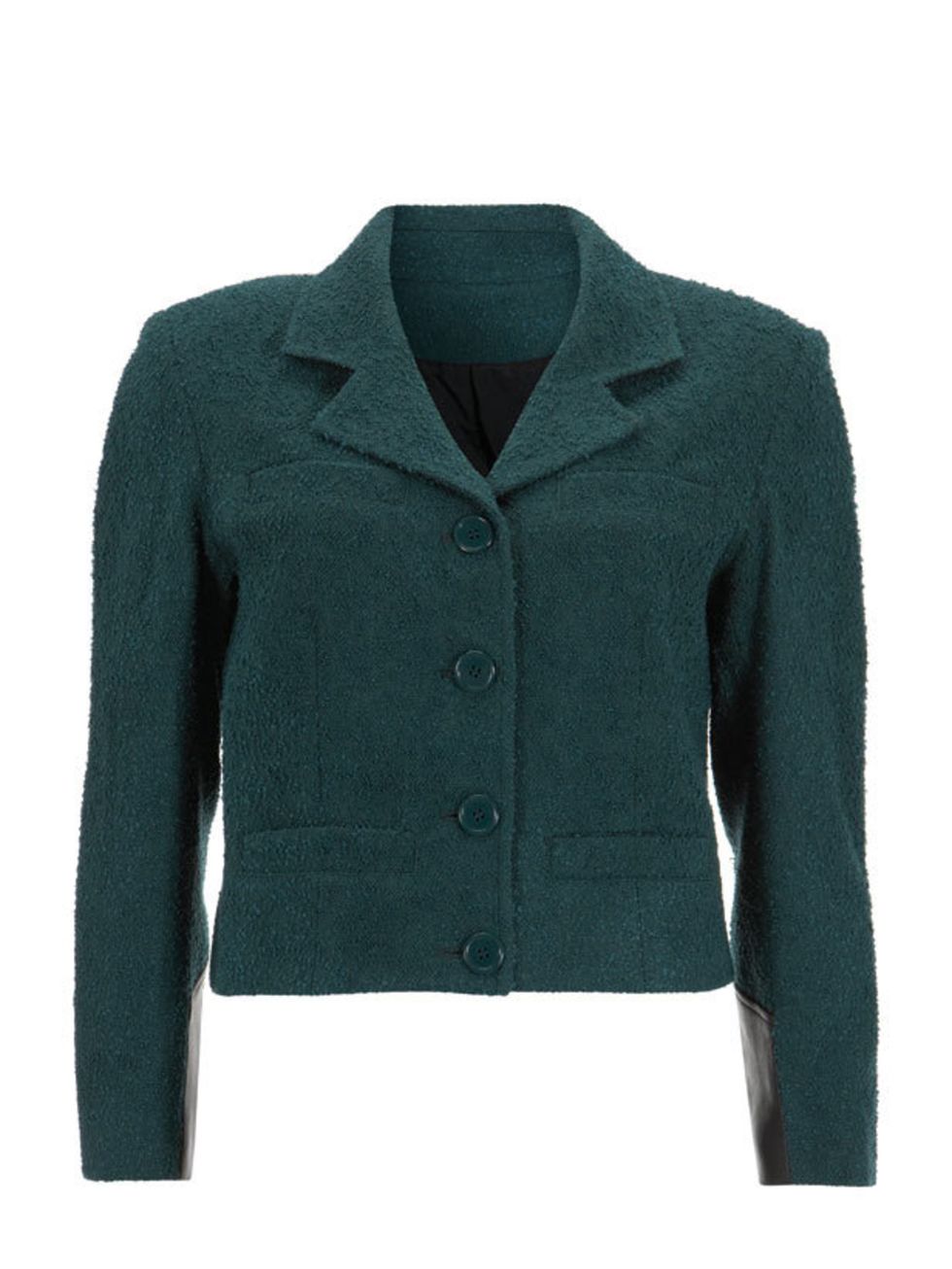 <p>Topshop cropped jacket, £55, for stockists call 0845 121 4519</p>