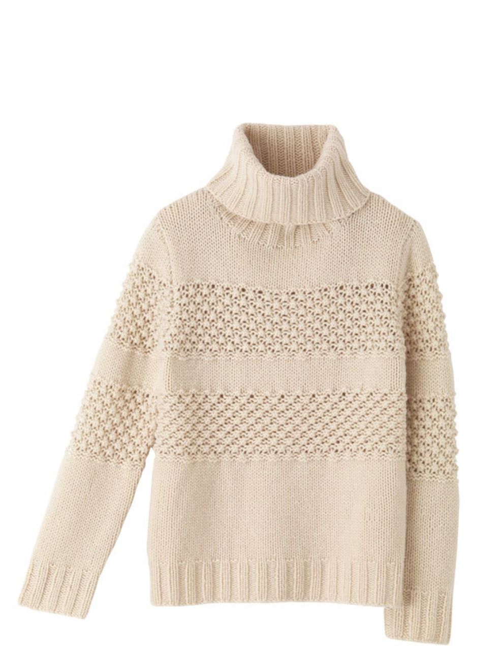 <p>A.P.C. ribbed roll neck jumper, £200, for stockists call 0207 409 0121</p>