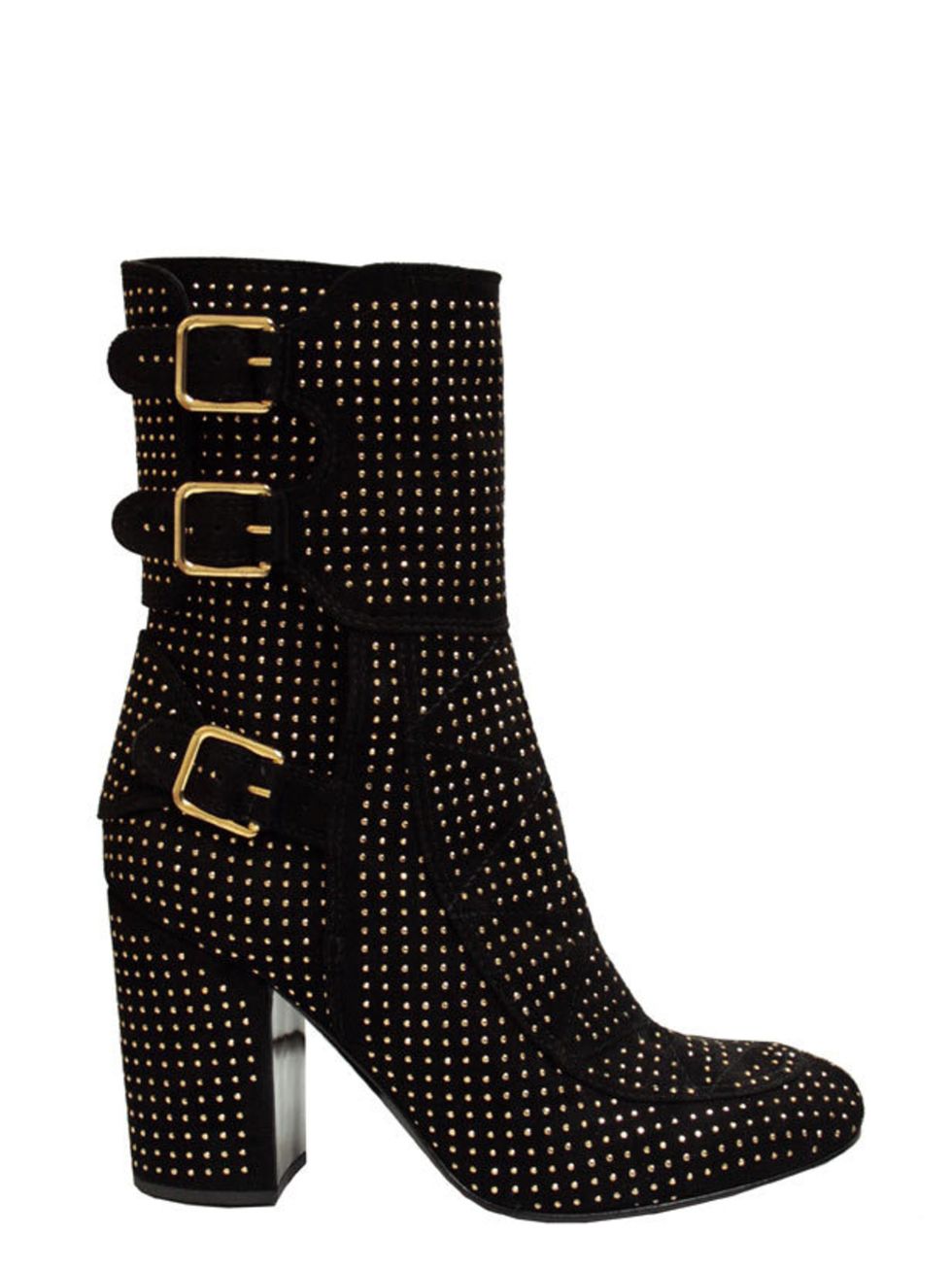 <p>Laurence Dacade 'Merli' gold studded suede boots, £820, at <a href="http://www.brownsfashion.com/Product/Women/Women/Clothing/Autumn_Boots/Merli_studded_suede_boots/Product.aspx?p=670600&amp;pc=3386777&amp;cl=4">Browns</a></p>