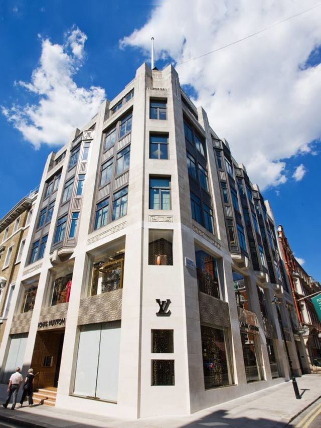 <p>Louis Vuitton store in London</p>