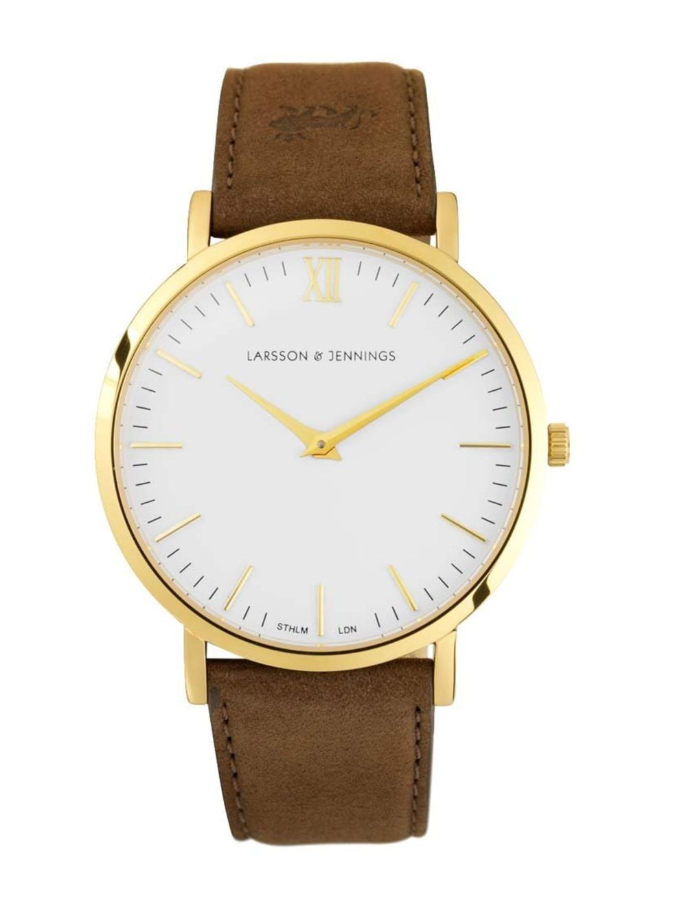 <p>We love the retro feel of this androgynous watch.</p><p><a href="https://www.larssonandjennings.com/shop/lader/brown/">Larsson & Jennings</a> watch, £205</p>