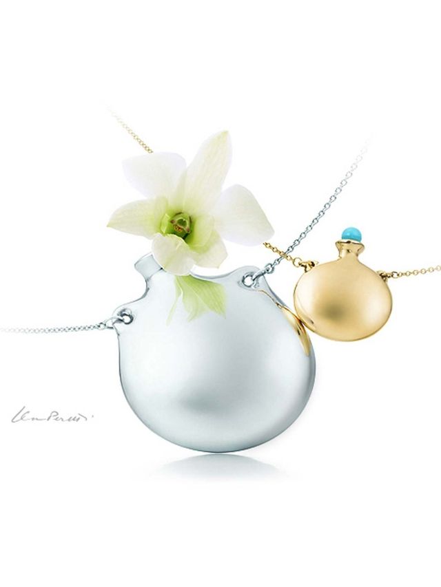 <p>Elsa Peretti's Bottle pendants for Tiffany &amp; Co</p>