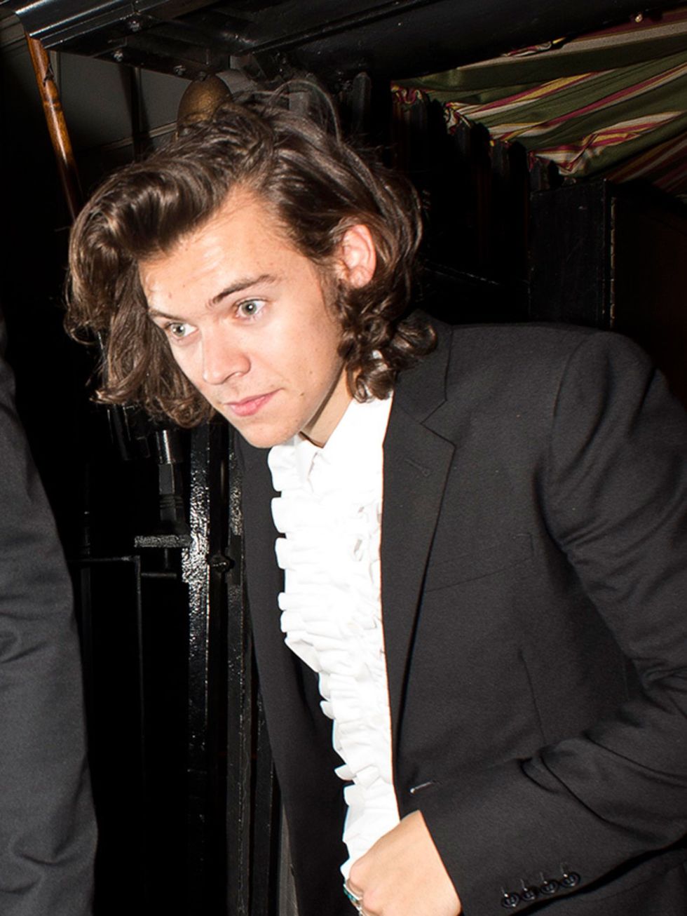 <p>Harry Styles</p>

<p>Look at that volume, the nonchalant sweep of the side fringe. We&#39;ve got hair envy, bad.</p>