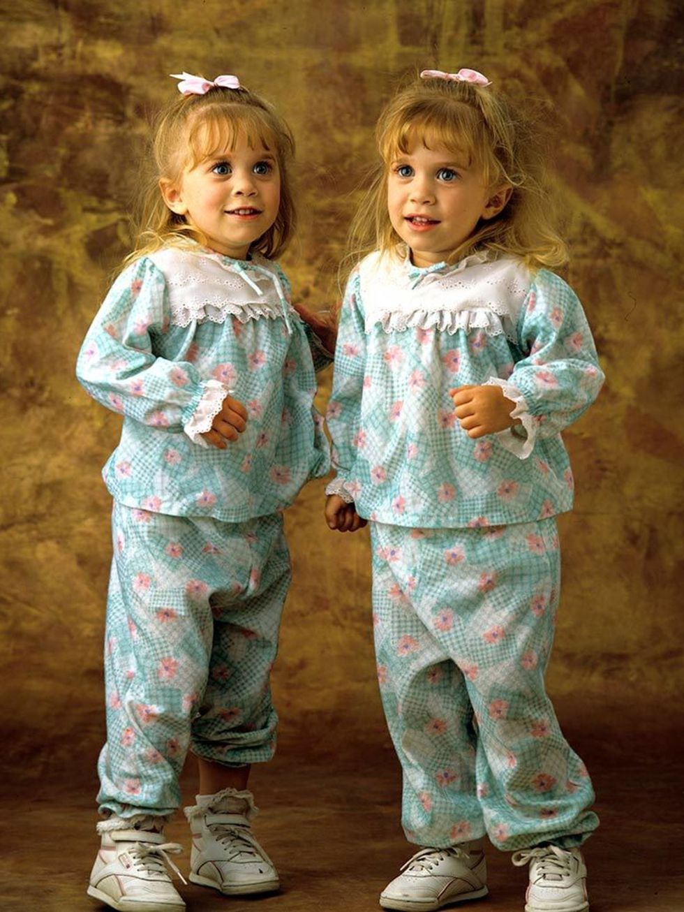 Mary-Kate and Ashley in Full House during the late 80s