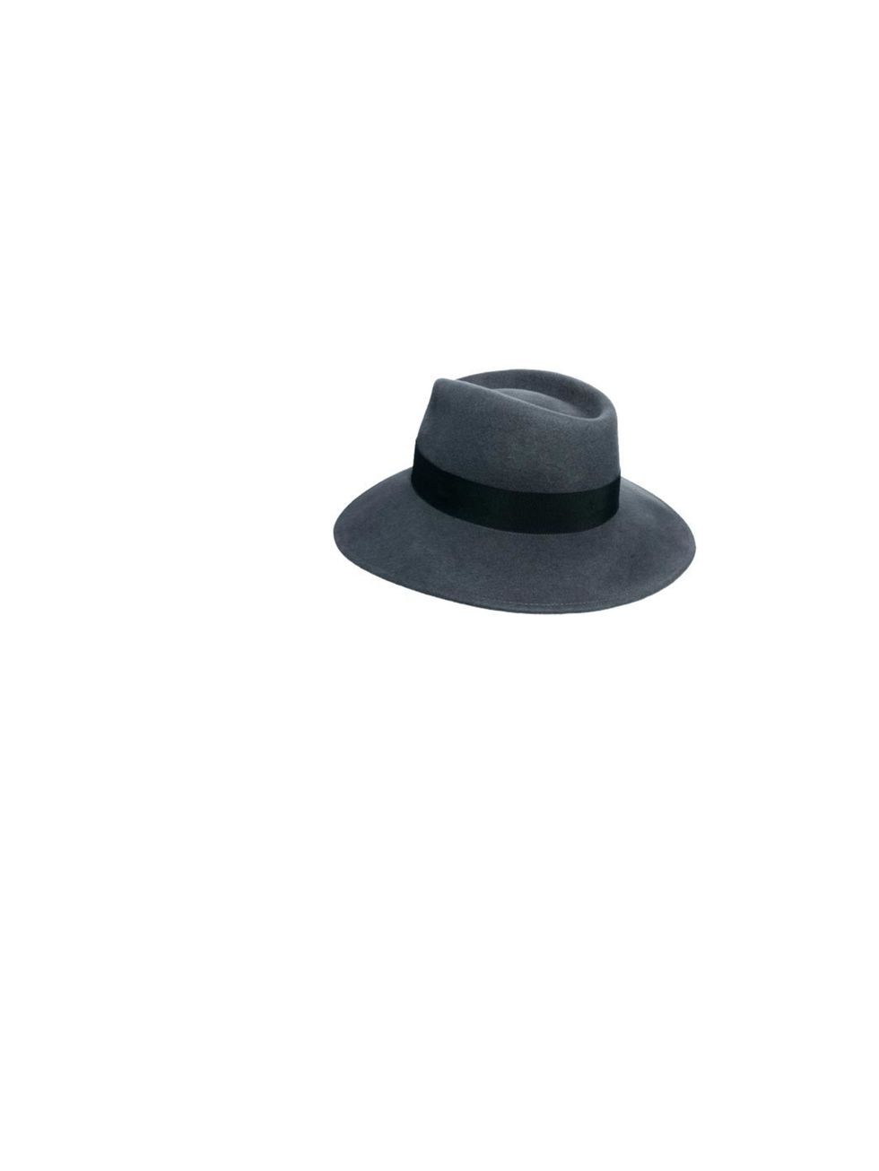 <p>Add a dash of drama to daytime looks with this Whistles fedora £55, at <a href="http://www.asos.com/Whistles/Whistles-Ribbon-Trim-Wool-Felt-Fedora/Prod/pgeproduct.aspx?iid=3391422&amp;cid=6139&amp;sh=0&amp;pge=0&amp;pgesize=204&amp;sort=-1&amp;clr=Grey