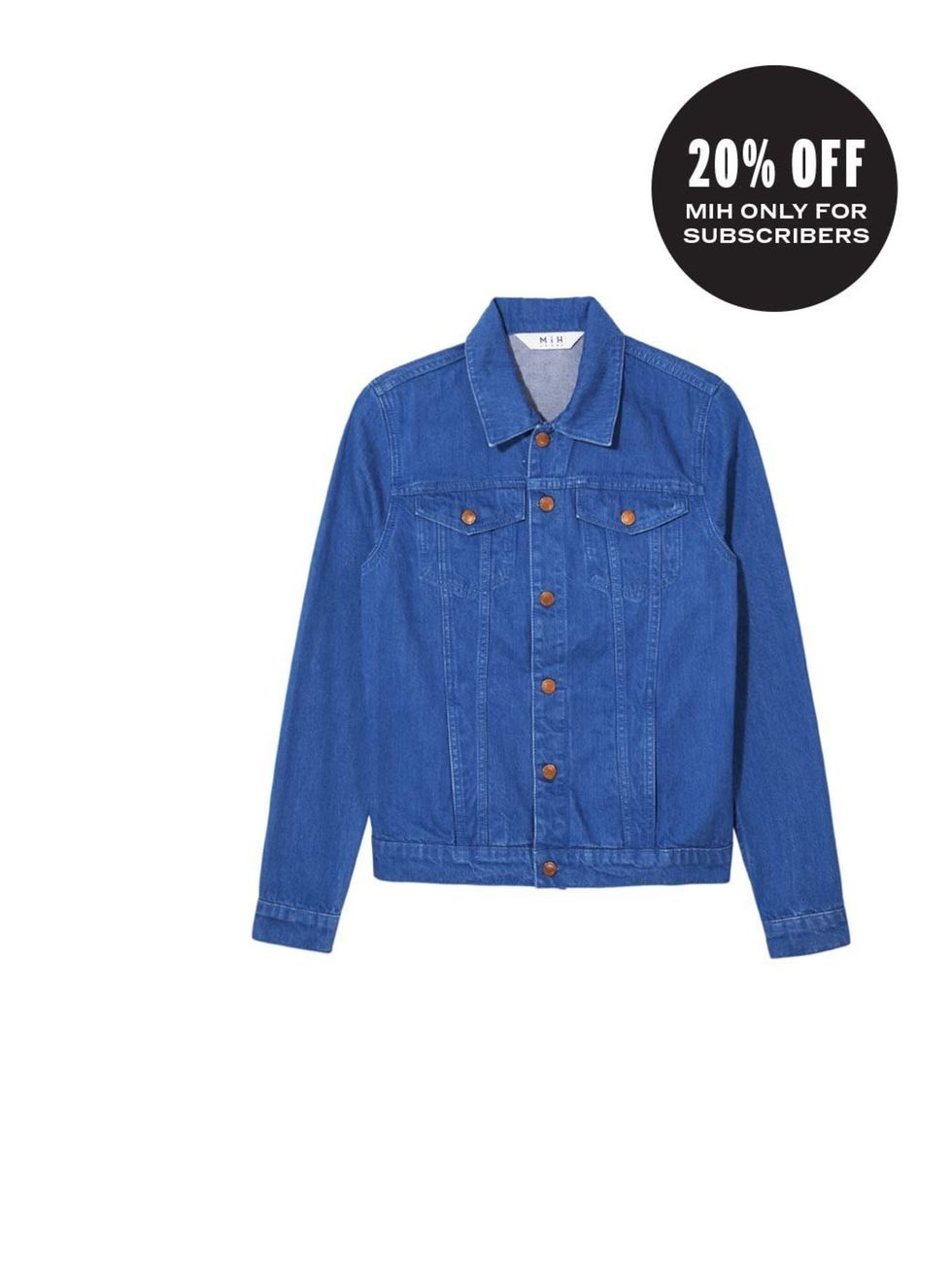 <p>A great denim jacket will stay with you for years: we love this mid-blue boyish design.</p><p><a href="http://www.mih-jeans.com/pre-ss14/the-boyfriend-denim-jacket-blue-blue.html">MiH</a> jacket, £235</p><p>(20% off for ELLE subscribers</p><p>- that's 