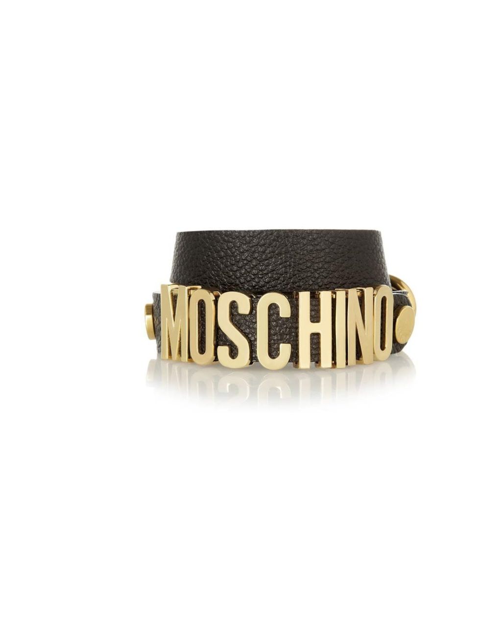 <p>Love slogan tees? Then why not try slogan jewellery...</p><p>Moschino bracelet, £120 at <a href="http://www.net-a-porter.com/product/410520">Net-A-Porter.com</a></p>