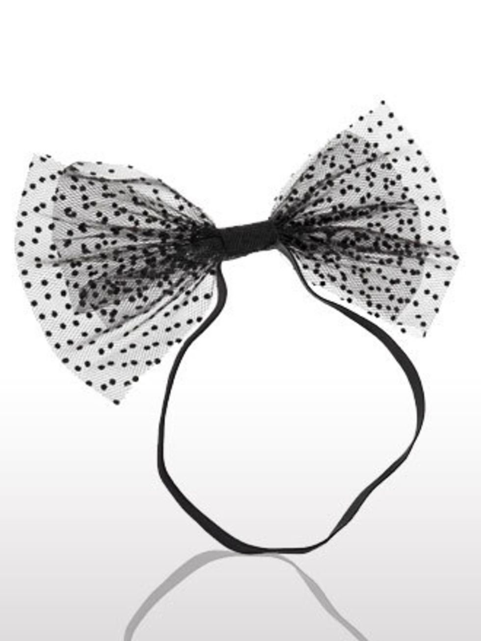 <p>Bows are back. Since Cheryl Cole looked so pretty and cute wearing one on the X Factor a few weeks back, the whole ELLE team have wanted one. This netted version is our top pick.</p><p>Net Bow, £8 by Freedom at <a href="http://www.topshop.com/webapp/wc