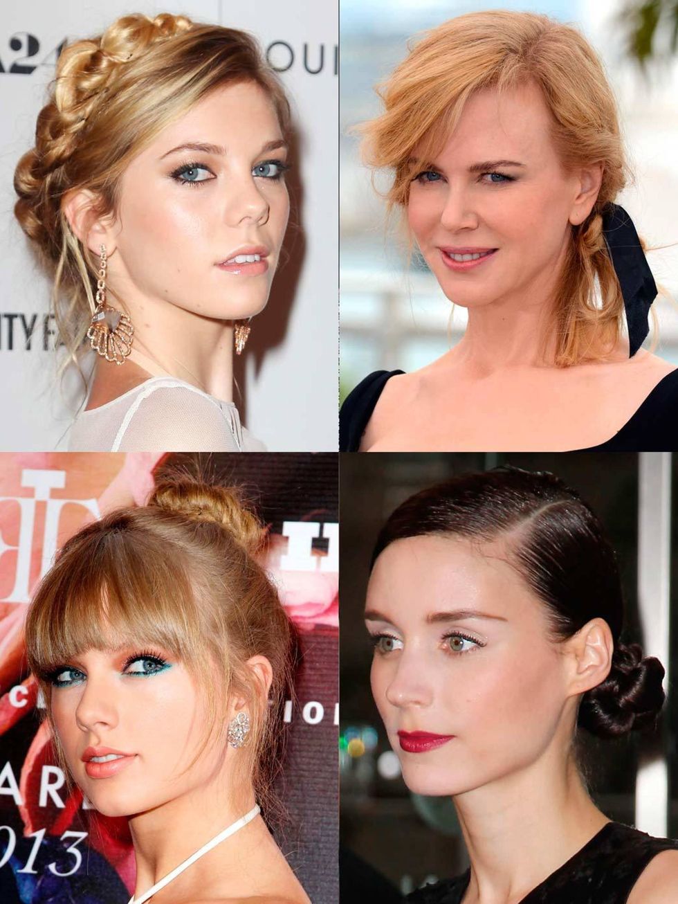 <p>A classic summer <a href="http://www.elleuk.com/beauty/hair/hair-trends/easy-up-dos">up do</a>: party appropriate, neck refreshing (should the sun come out and stay out) and a <a href="http://www.elleuk.com/star-style/celebrity-beauty/celeb-hair/emma-w