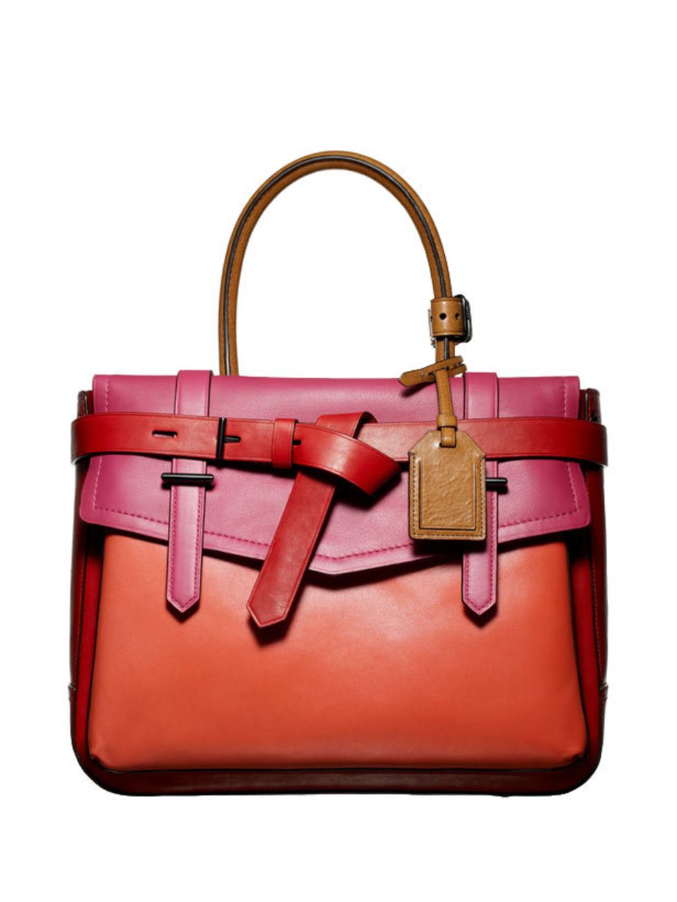 <p>Reed Krakoff belted fold-over bag, £839, at Harrods, for stockists call 0207 893 8984</p>