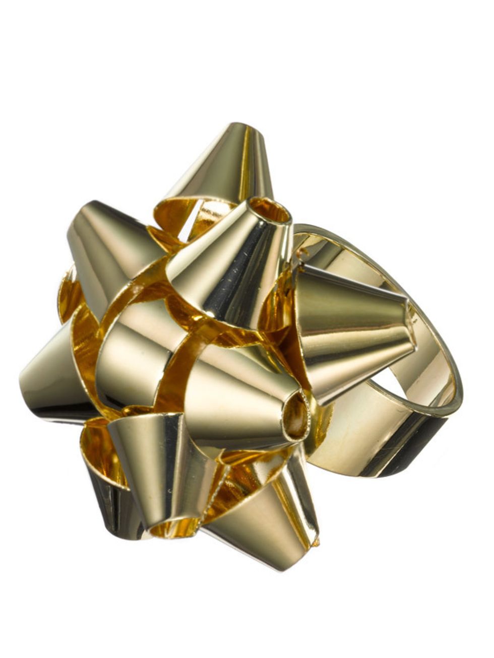 <p>A gift-wrap style bow on a ring? It might be the perfect stocking filler but were keeping this little beauty to ourselves <a href="http://www.whistles.co.uk/fcp/categorylist/dept/shop?resetFilters=true">Whistles</a> bow ring, £18</p>