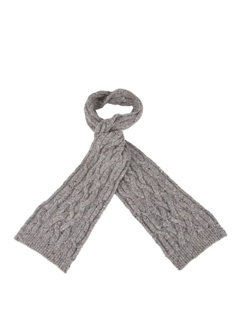 <p>Nothing is as cosy a cable knit scarf, so wrap up in style with a classic Paul Smith number <a href="http://www.paulsmith.co.uk/shop/paul-smith-womens-scarves-446/paul-smith-scarf-cable-knit-scarf-wexa-587a-v09-l/product.html">Paul Smith</a> cable kni