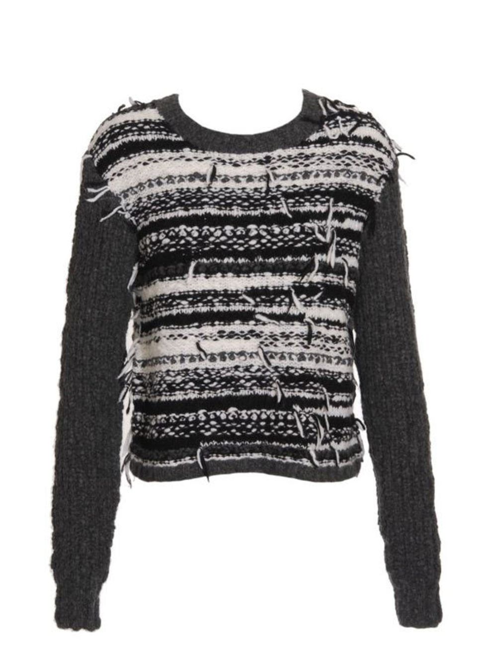<p>Edun sweater, £295, at <a href="http://www.brownsfashion.com/home/">Browns Fashion</a></p>